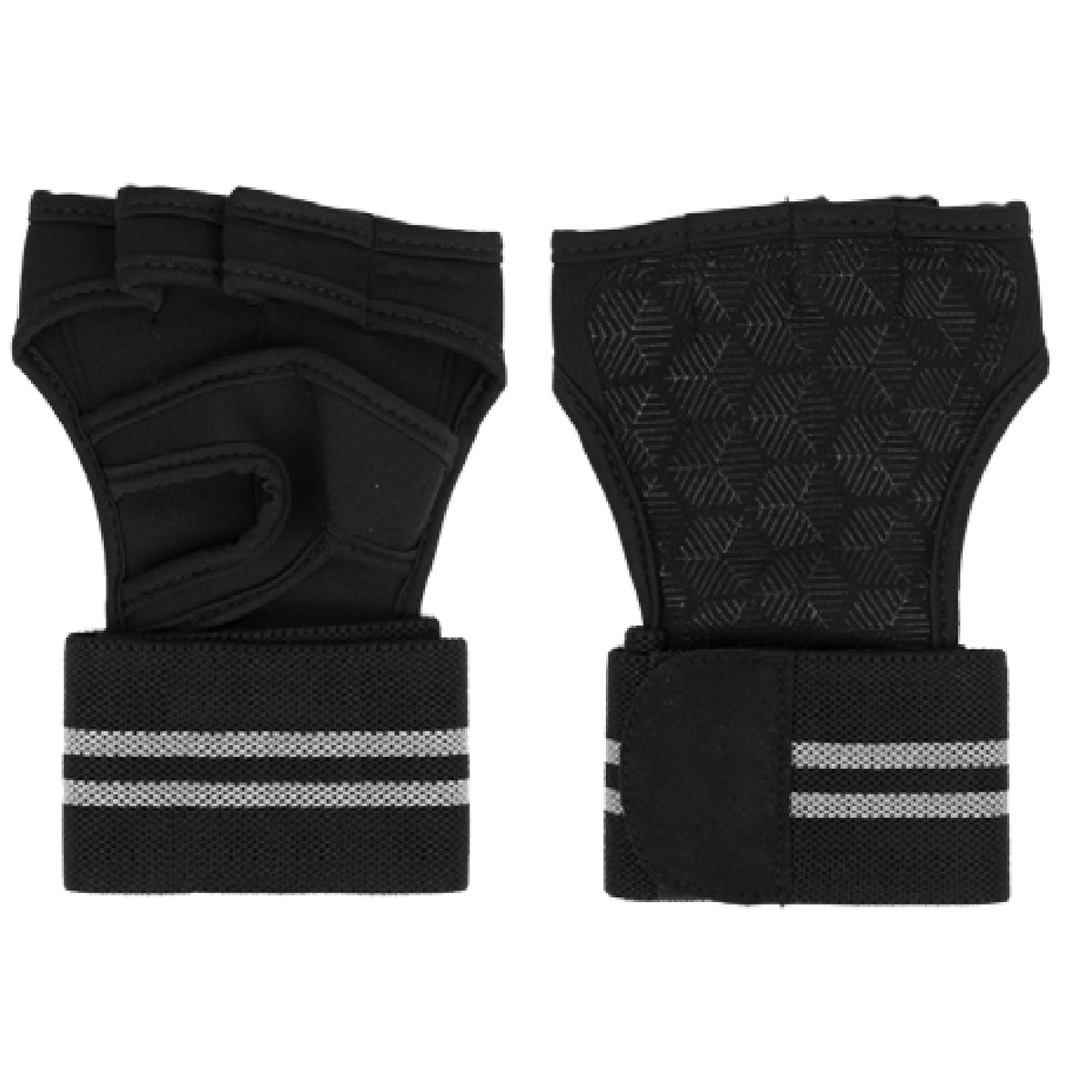 Custom fingerless gym gloves, Style 1-1056 for private-label fitness brands