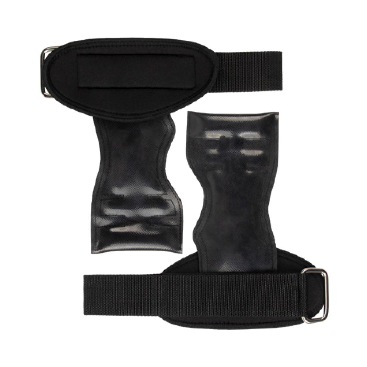 Custom padded lifting grips, Style 1-1062 for private-label fitness brands