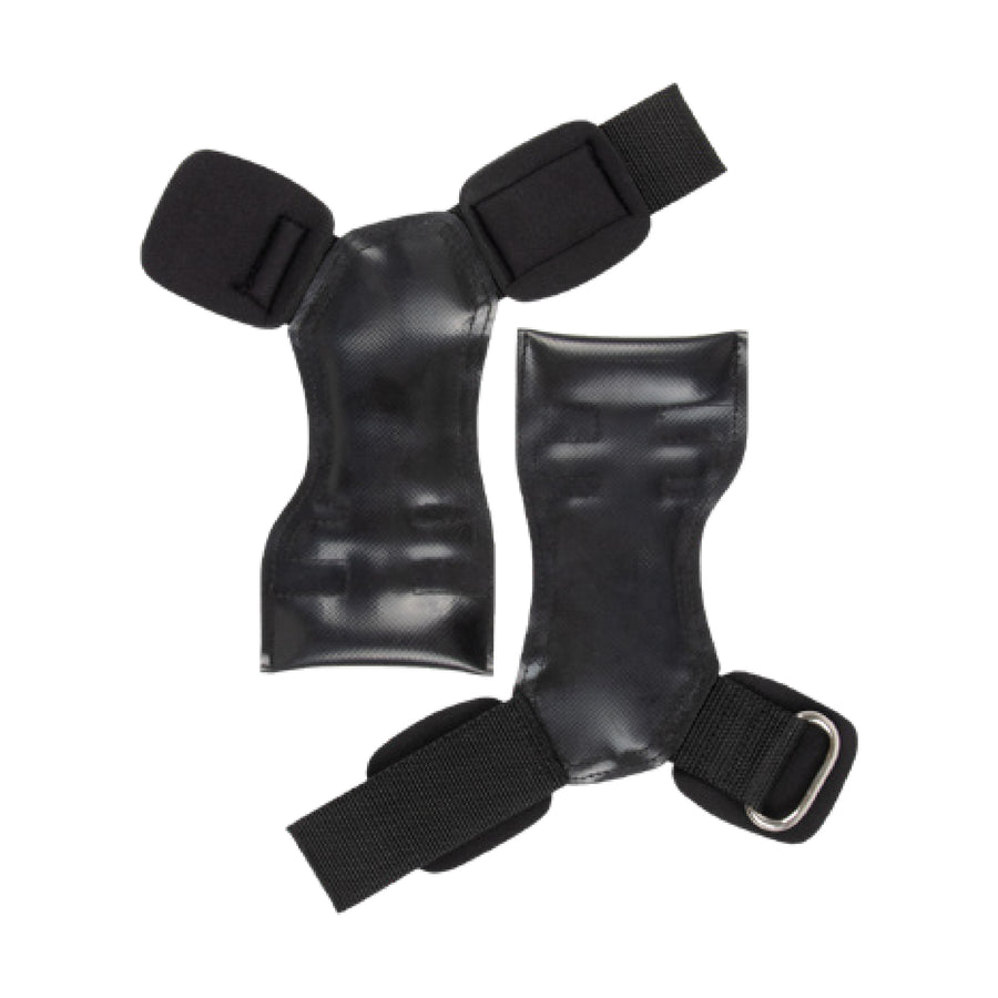 Custom padded lifting grips, Style 1-1064 for private-label fitness brands