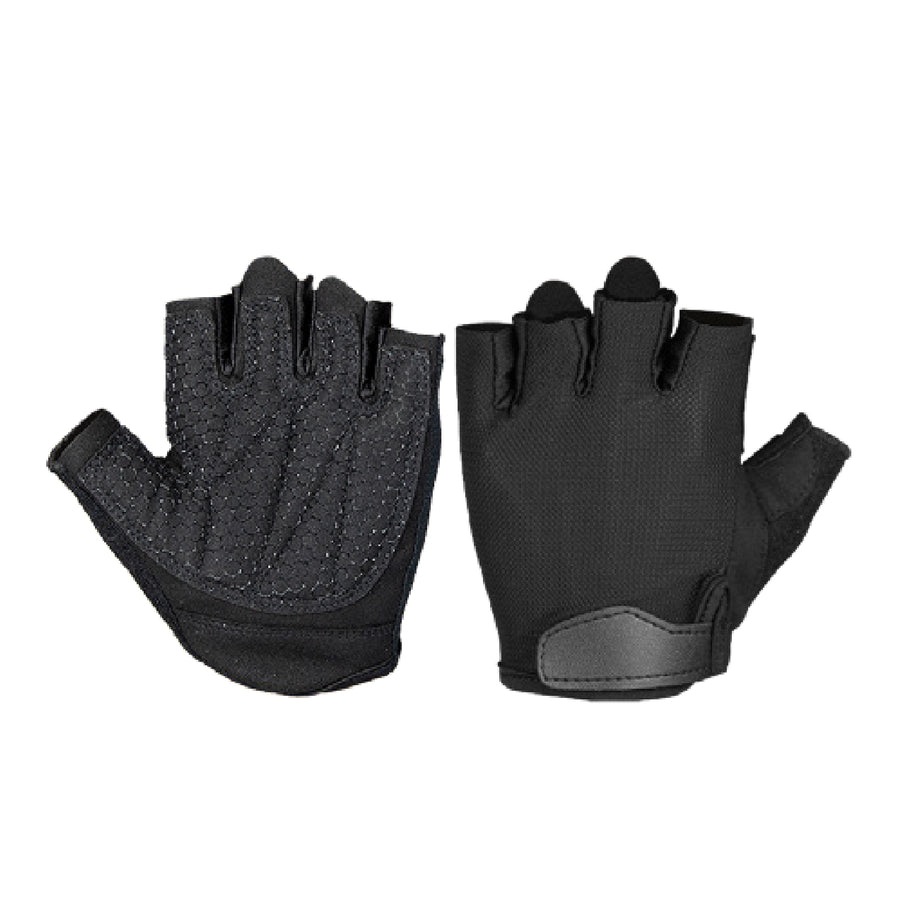 Custom fingerless gym gloves, Style 1-2035 for private-label fitness brands