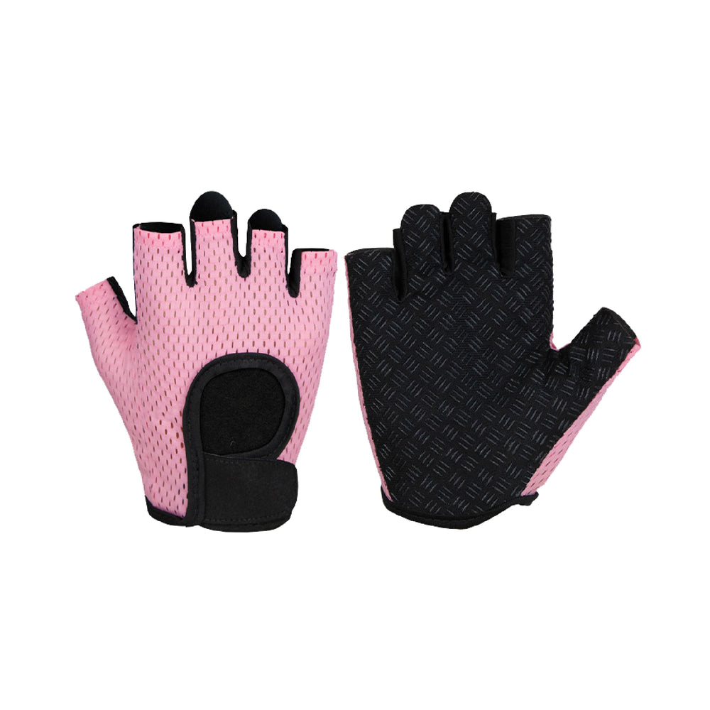 Custom fingerless gym gloves, Style 1-2040 for private-label fitness brands