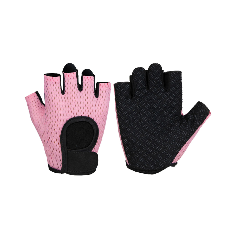 Custom fingerless gym gloves, Style 1-2040 for private-label fitness brands