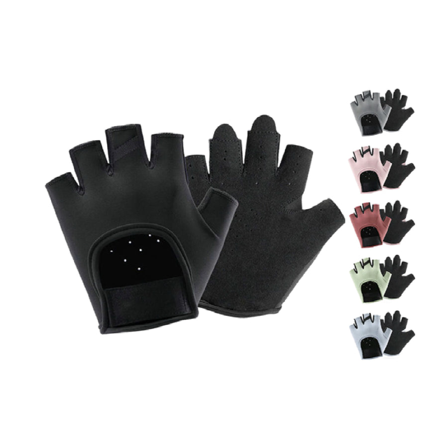Custom fingerless gym gloves, Style 1-2070 for private-label fitness brands