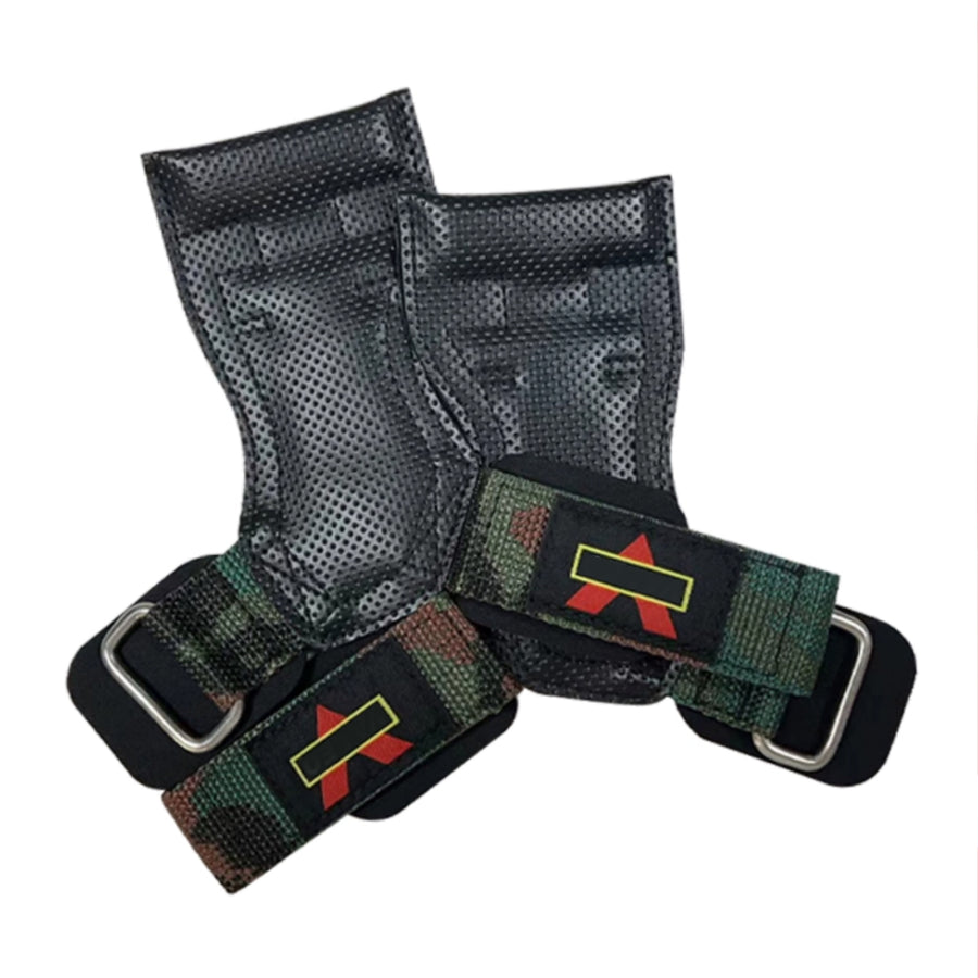 Custom synthetic-leather gym gloves for private-label fitness brands