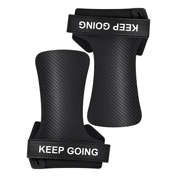 Custom textured-grip lifting grips, Style 1-09 for private-label fitness brands