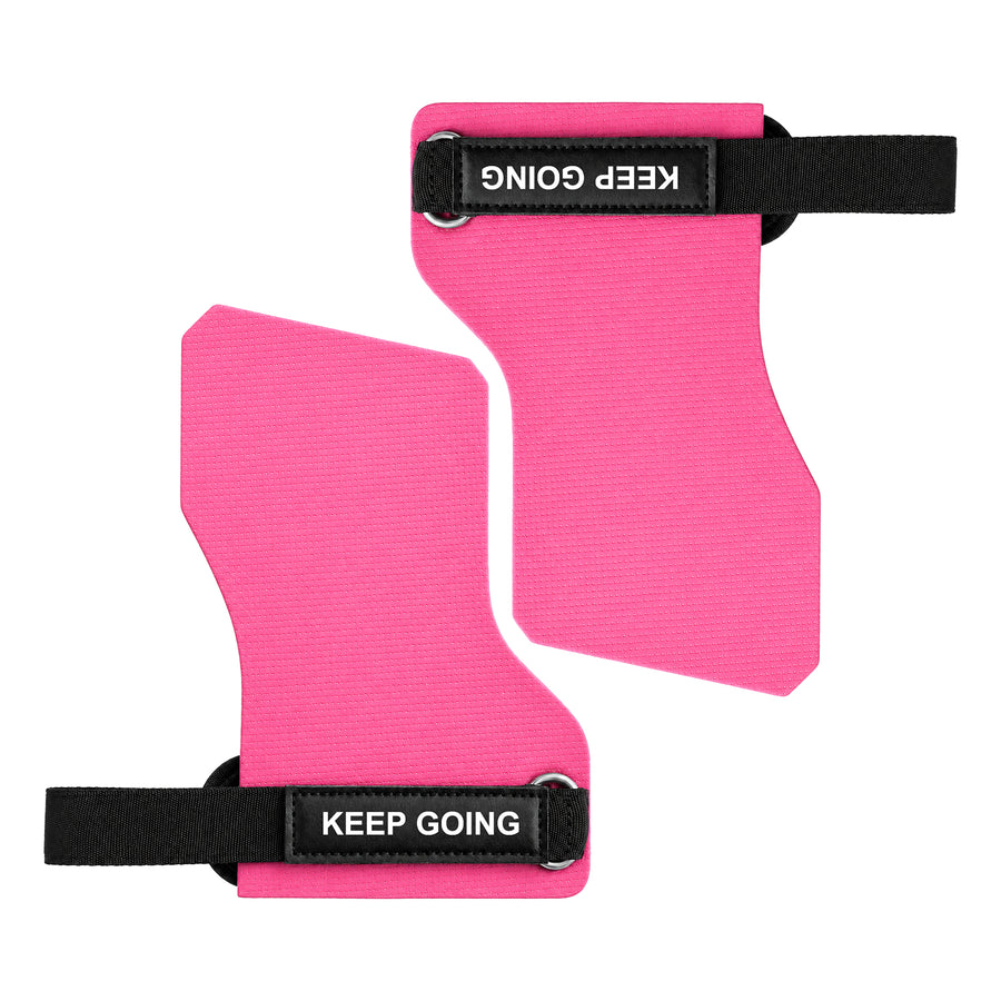 Custom textured-grip lifting grips, Style 1-10 for private-label fitness brands
