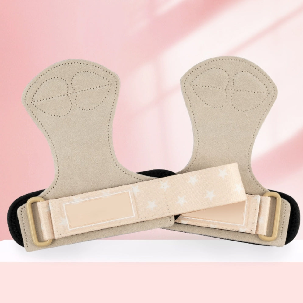 Custom star-pattern gym gloves for private-label fitness brands