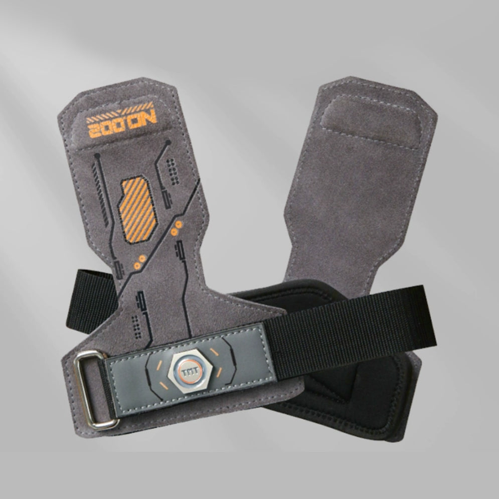 Custom mecha-style gym gloves for private-label fitness brands