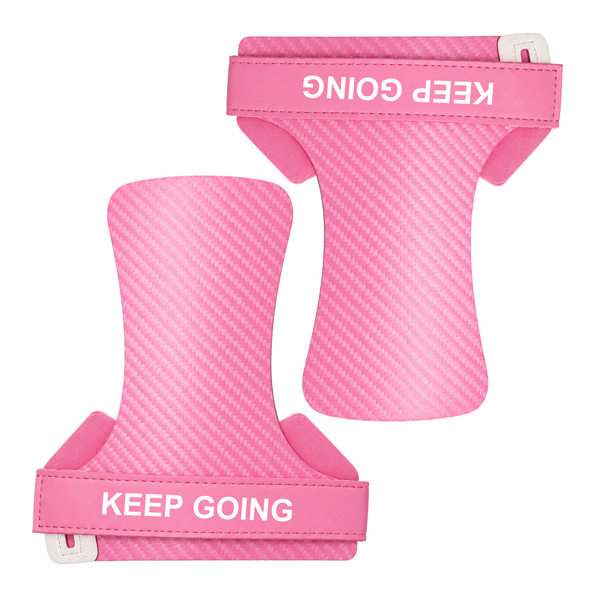 Custom textured-grip lifting grips, Style 1-09 for private-label fitness brands