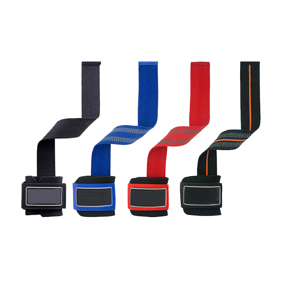 Custom cotton-style lifting straps, Style 3-0003 for private-label fitness brands