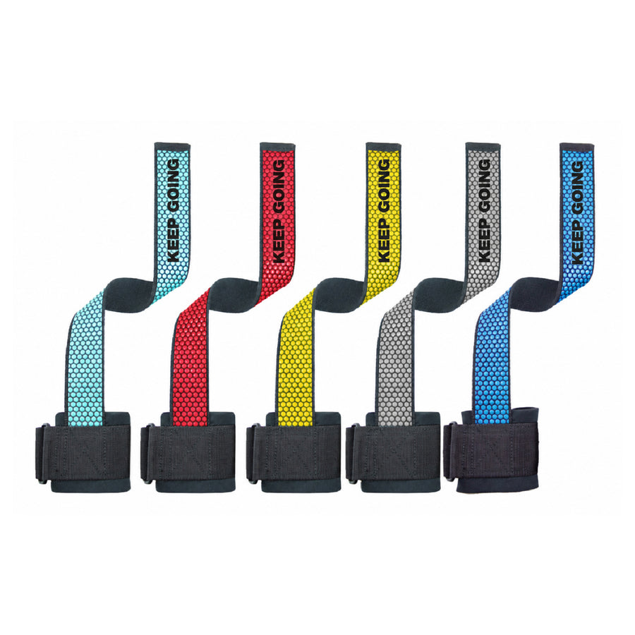 Custom woven lifting straps, Style 3-0004 for private-label fitness brands