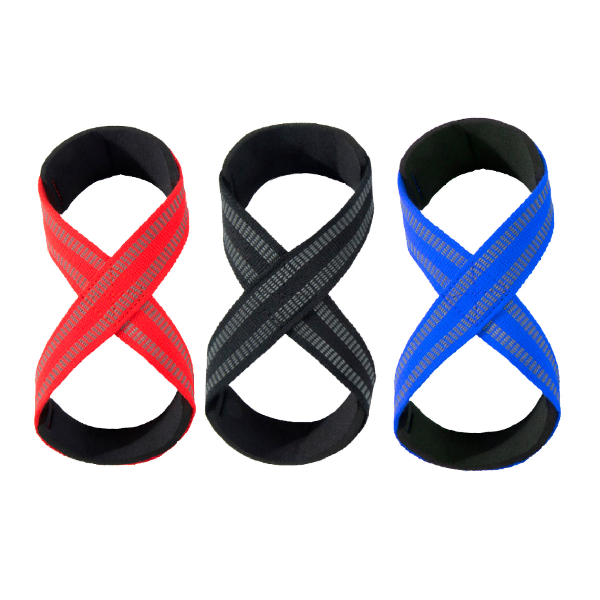Custom woven lifting straps, Style 3-0011 for private-label fitness brands