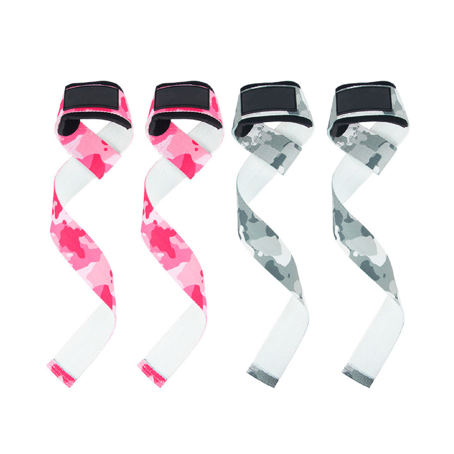 Custom woven lifting straps, Style 3-0017 for private-label fitness brands