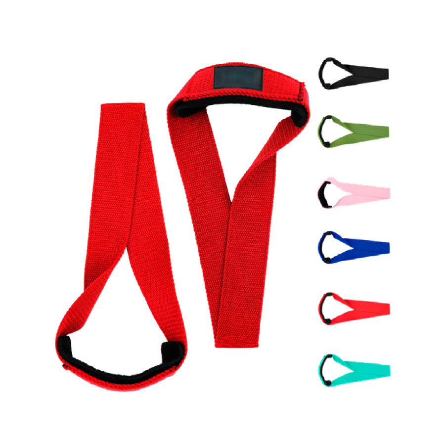 Custom woven lifting straps, Style 3-0021 for private-label fitness brands