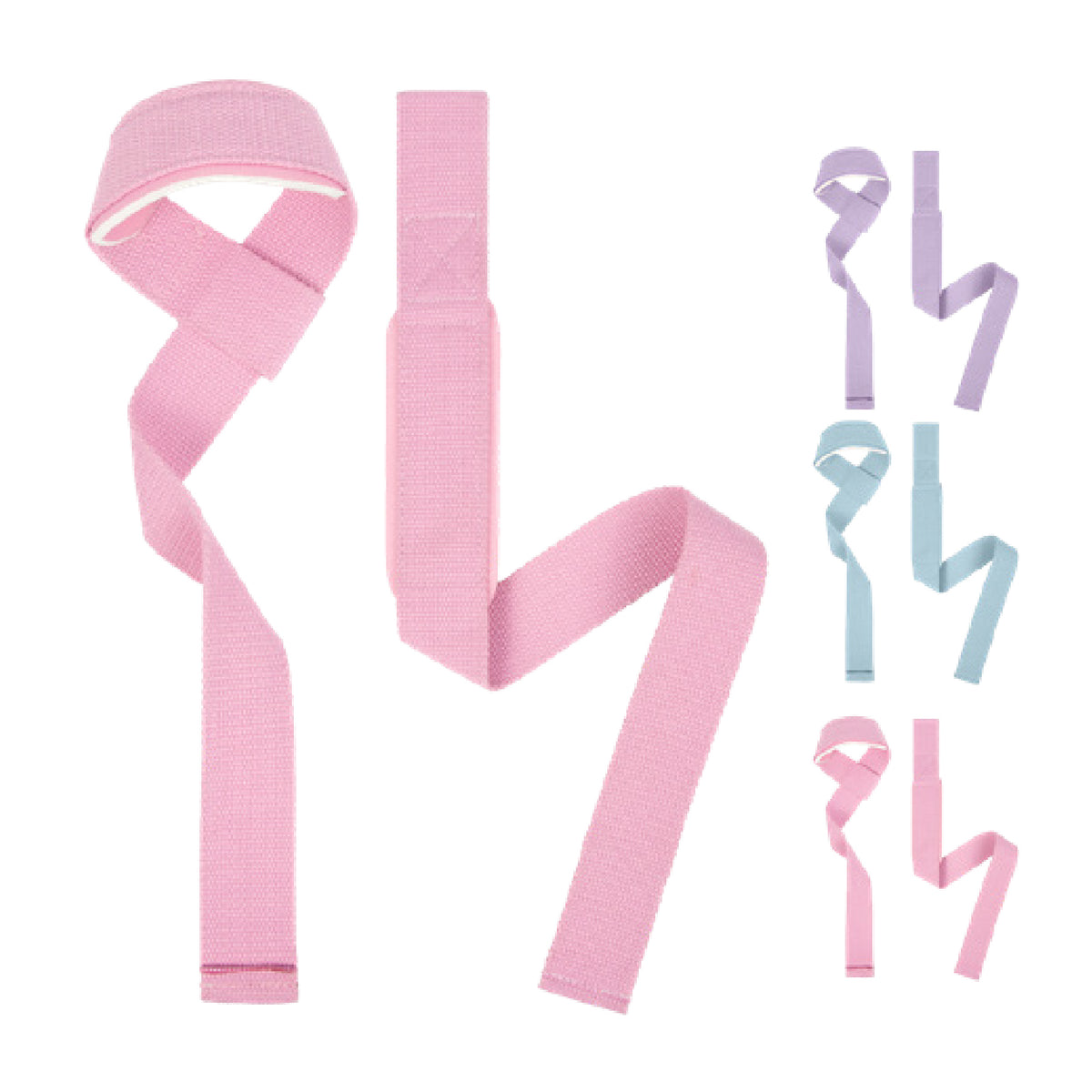Custom cotton-style lifting straps, Style 3-0037 for private-label fitness brands