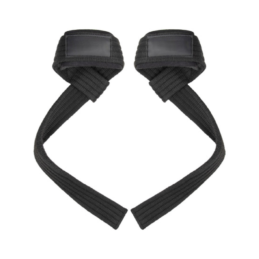 Custom woven lifting straps, Style 3-0045 for private-label fitness brands
