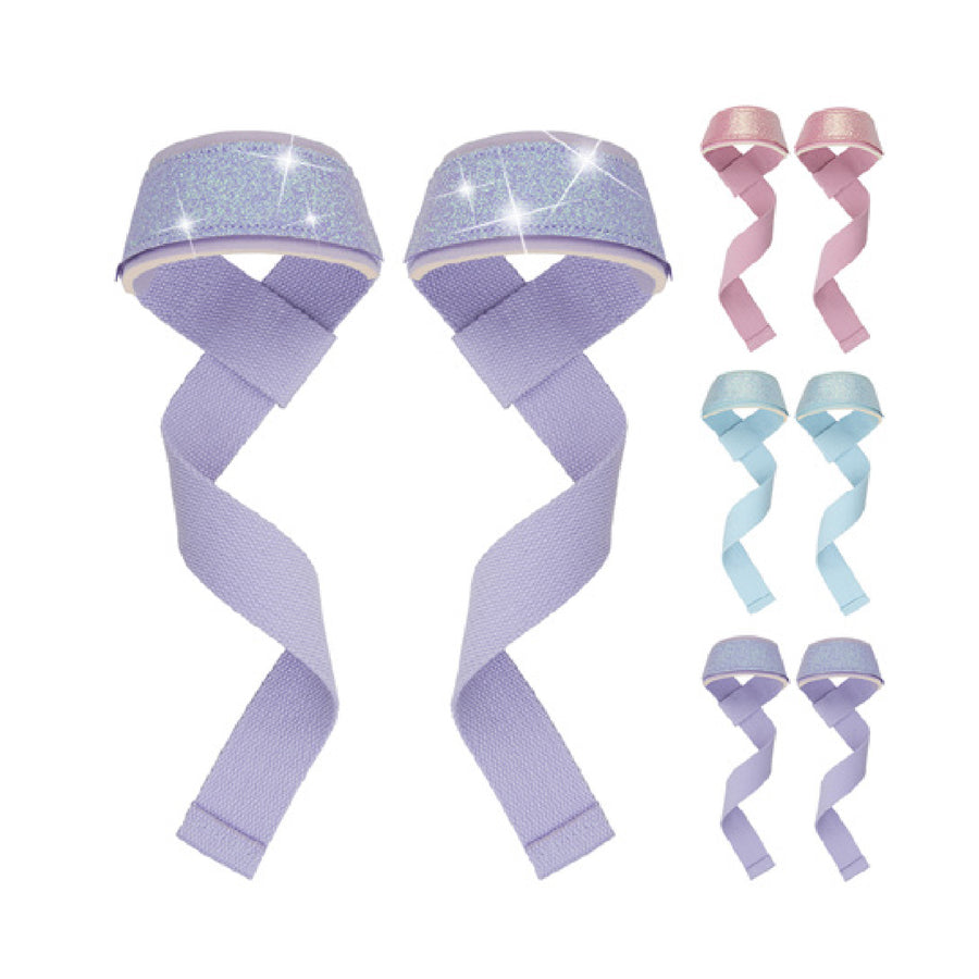 Custom cotton-style lifting straps, Style 3-0046 for private-label fitness brands