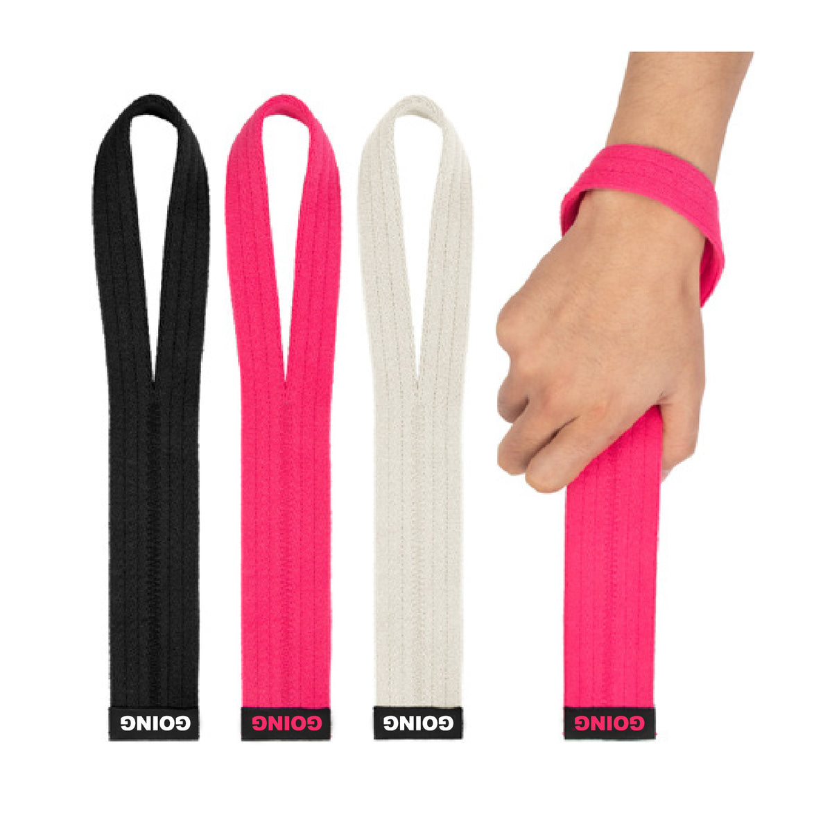 Custom cotton-style lifting straps, Style 3-0051 for private-label fitness brands
