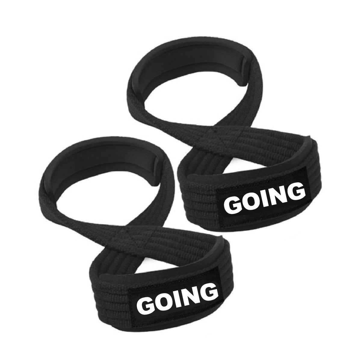 Custom cotton-style lifting straps, Style 3-0055 for private-label fitness brands