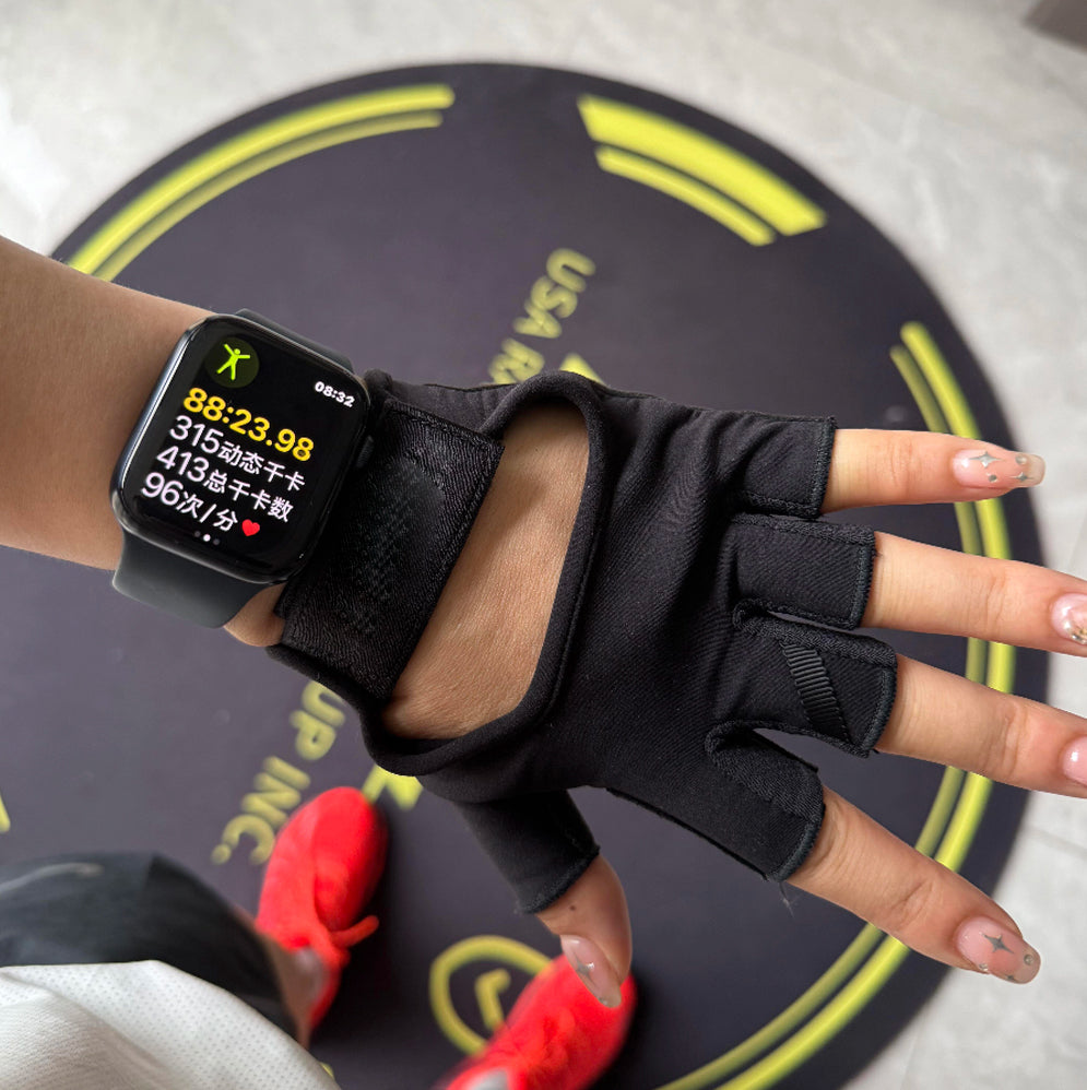 Custom fingerless gym gloves for private-label fitness brands
