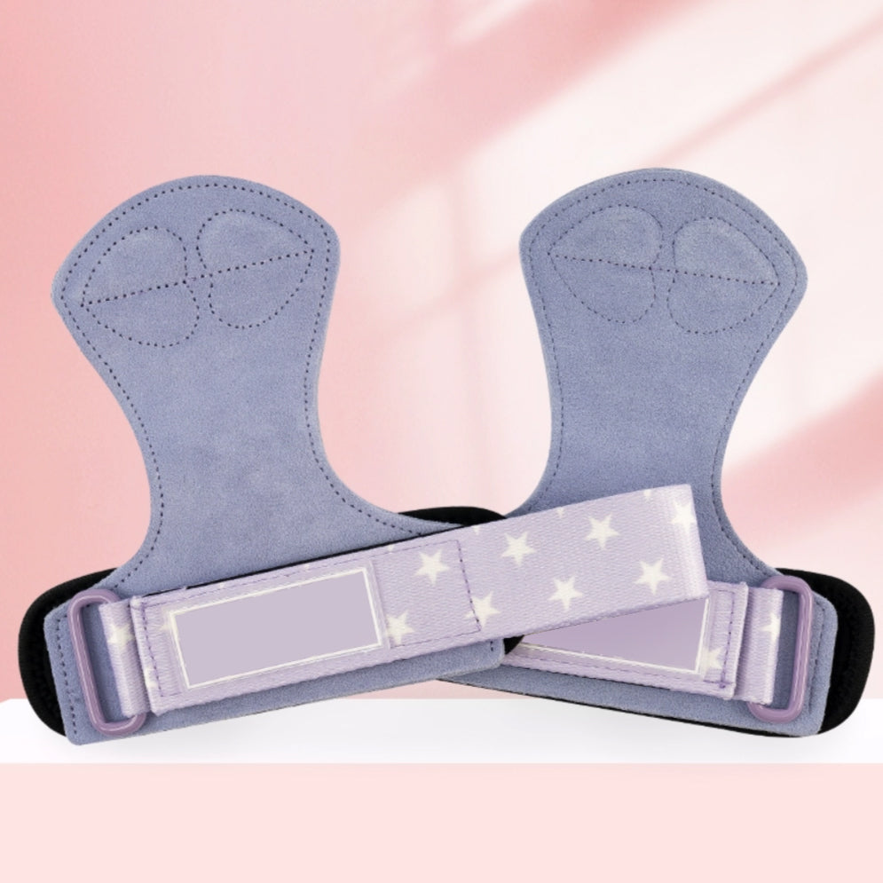 Custom star-pattern gym gloves for private-label fitness brands