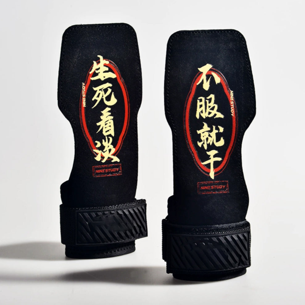 Custom graphic-pattern gym gloves for private-label fitness brands