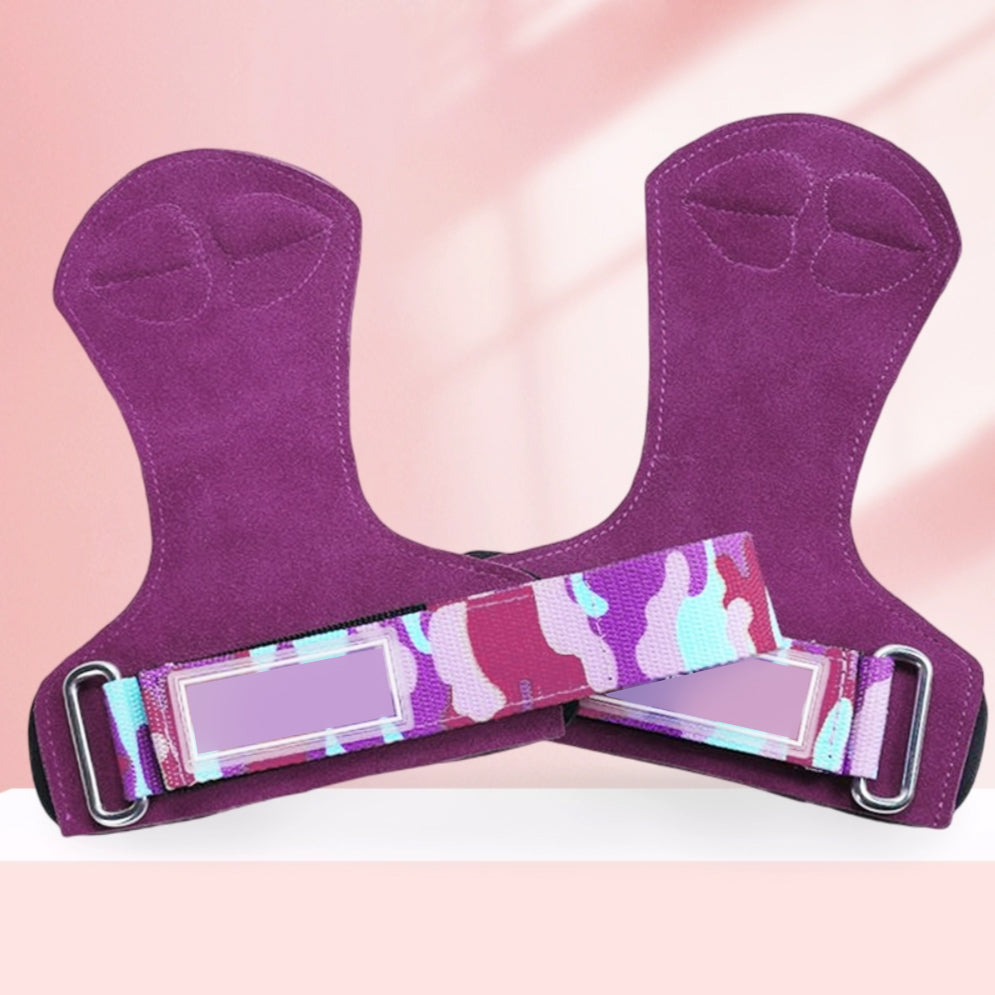 Custom star-pattern gym gloves for private-label fitness brands