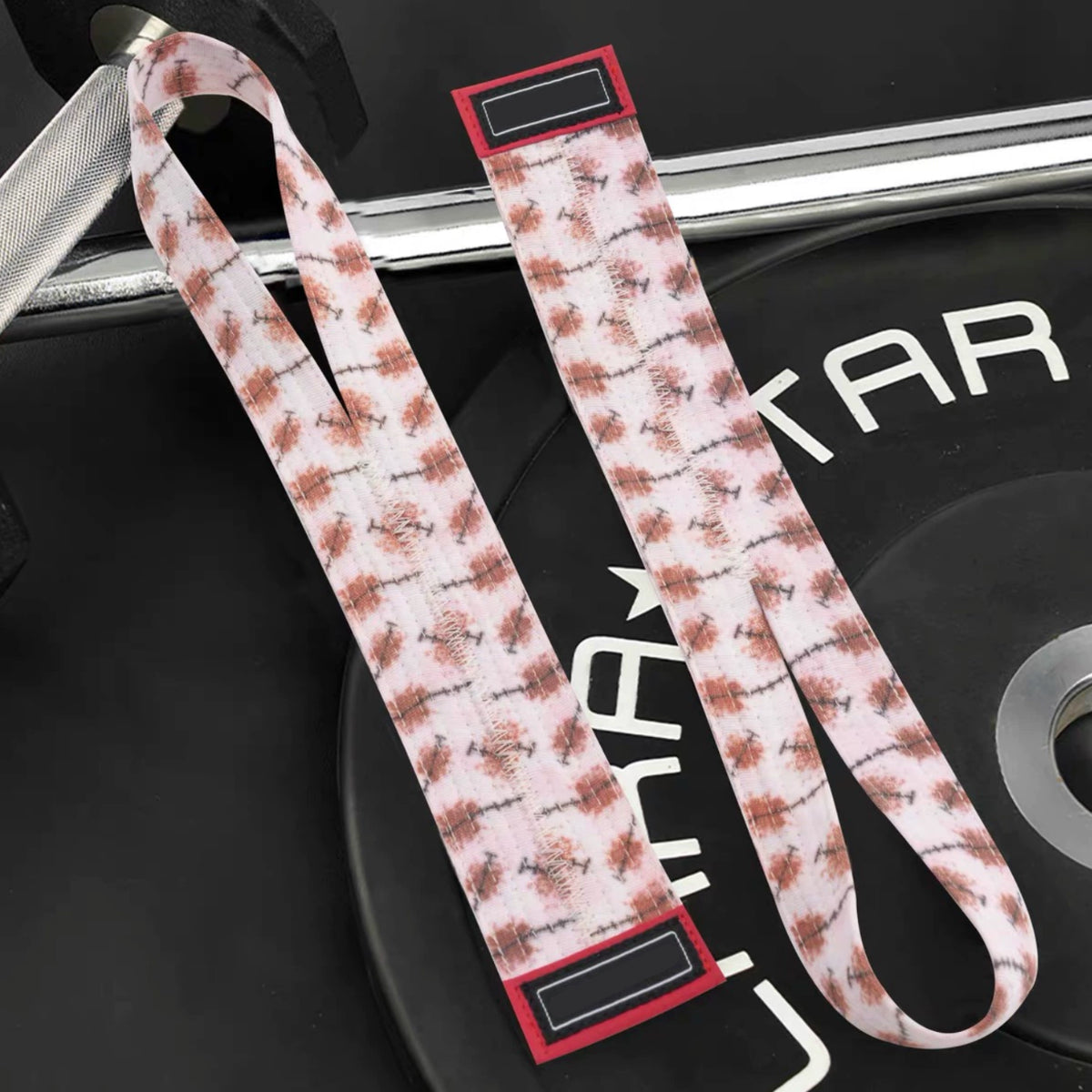 Custom padded lifting grips for private-label fitness brands