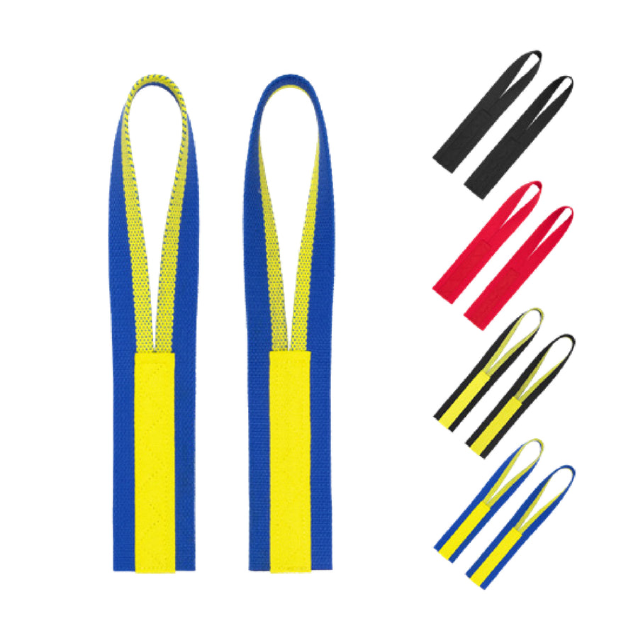 Custom cotton-style lifting straps, Style 52-1003 for private-label fitness brands