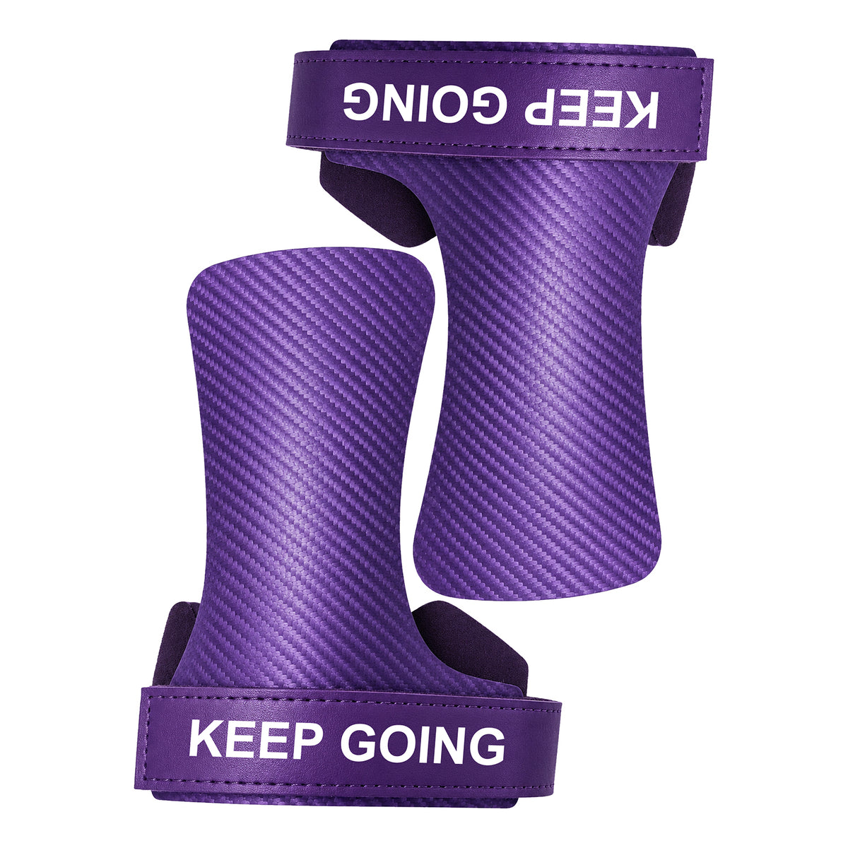 Custom textured-grip lifting grips, Style 1-09 for private-label fitness brands