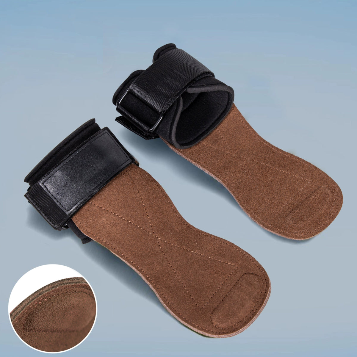 Custom leather-grip gym gloves for private-label fitness brands