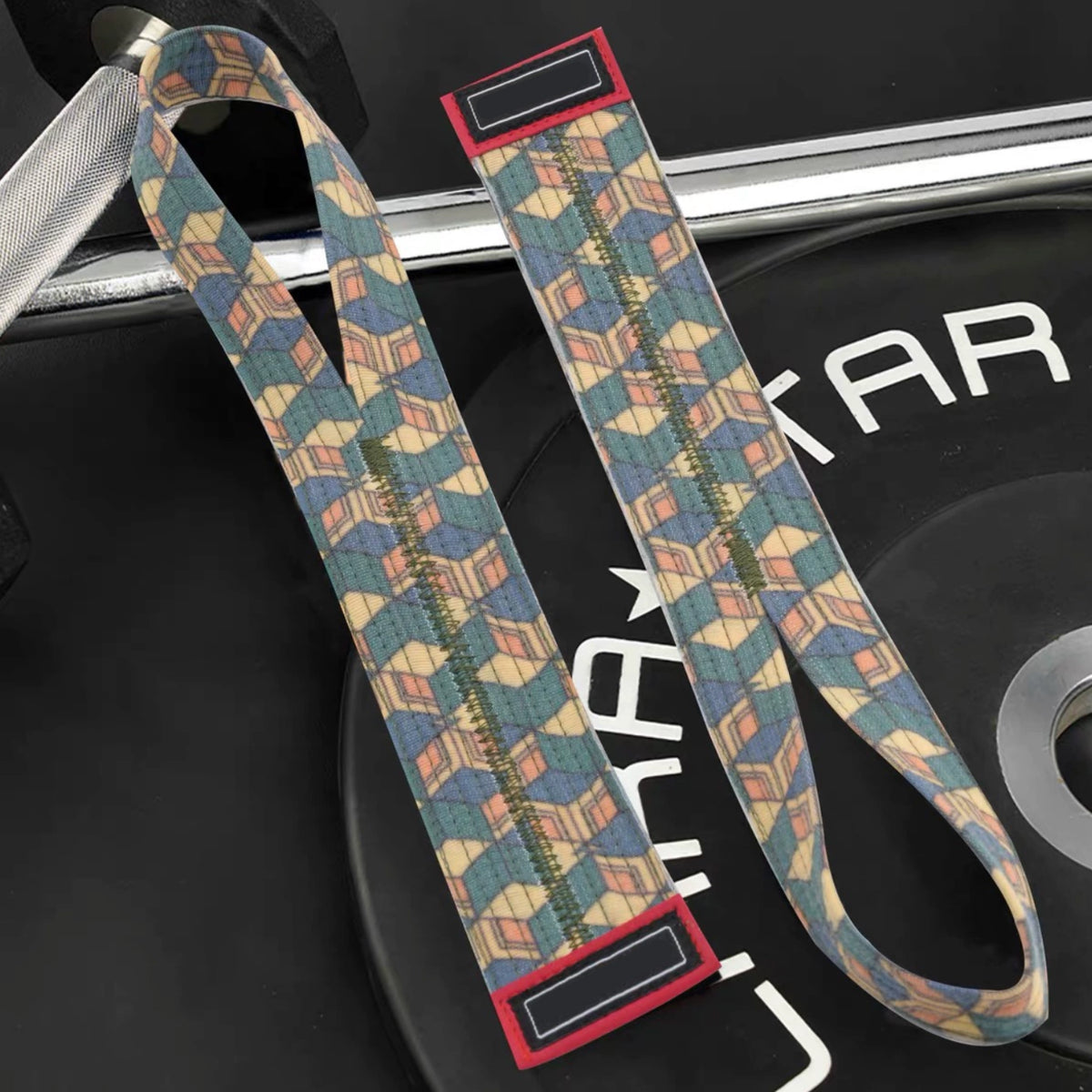 Custom padded lifting grips for private-label fitness brands