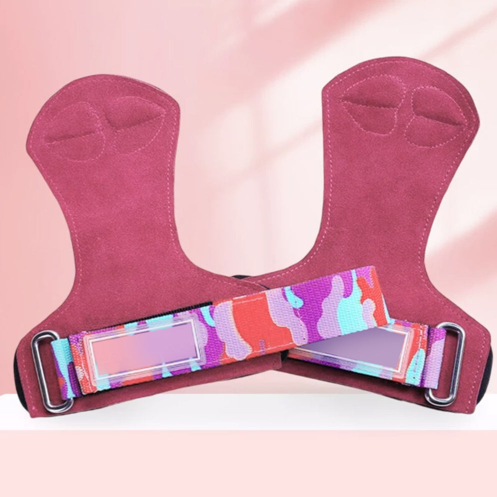 Custom star-pattern gym gloves for private-label fitness brands