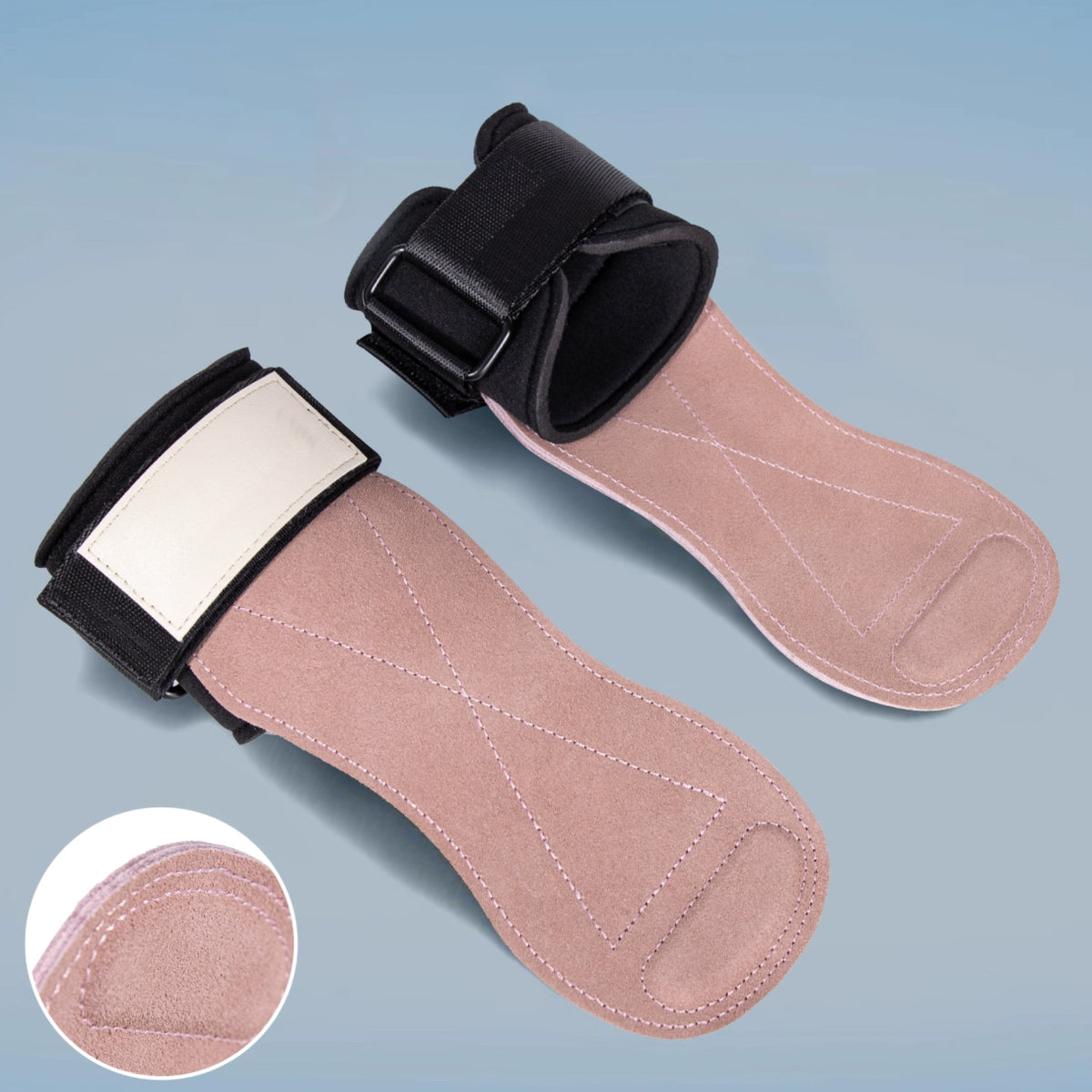 Custom leather-grip gym gloves for private-label fitness brands