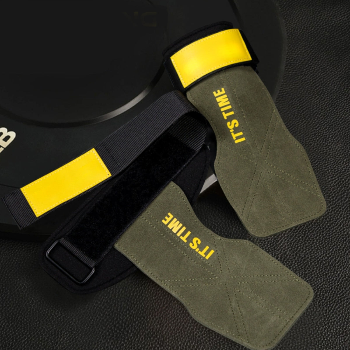 Custom leather-grip gym gloves for private-label fitness brands