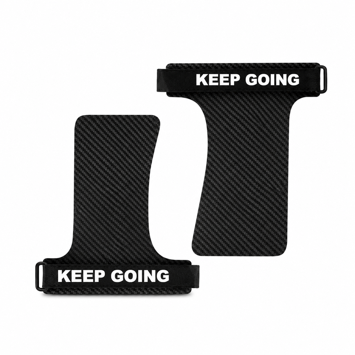 Custom textured-grip lifting grips, Style 1-1073 for private-label fitness brands