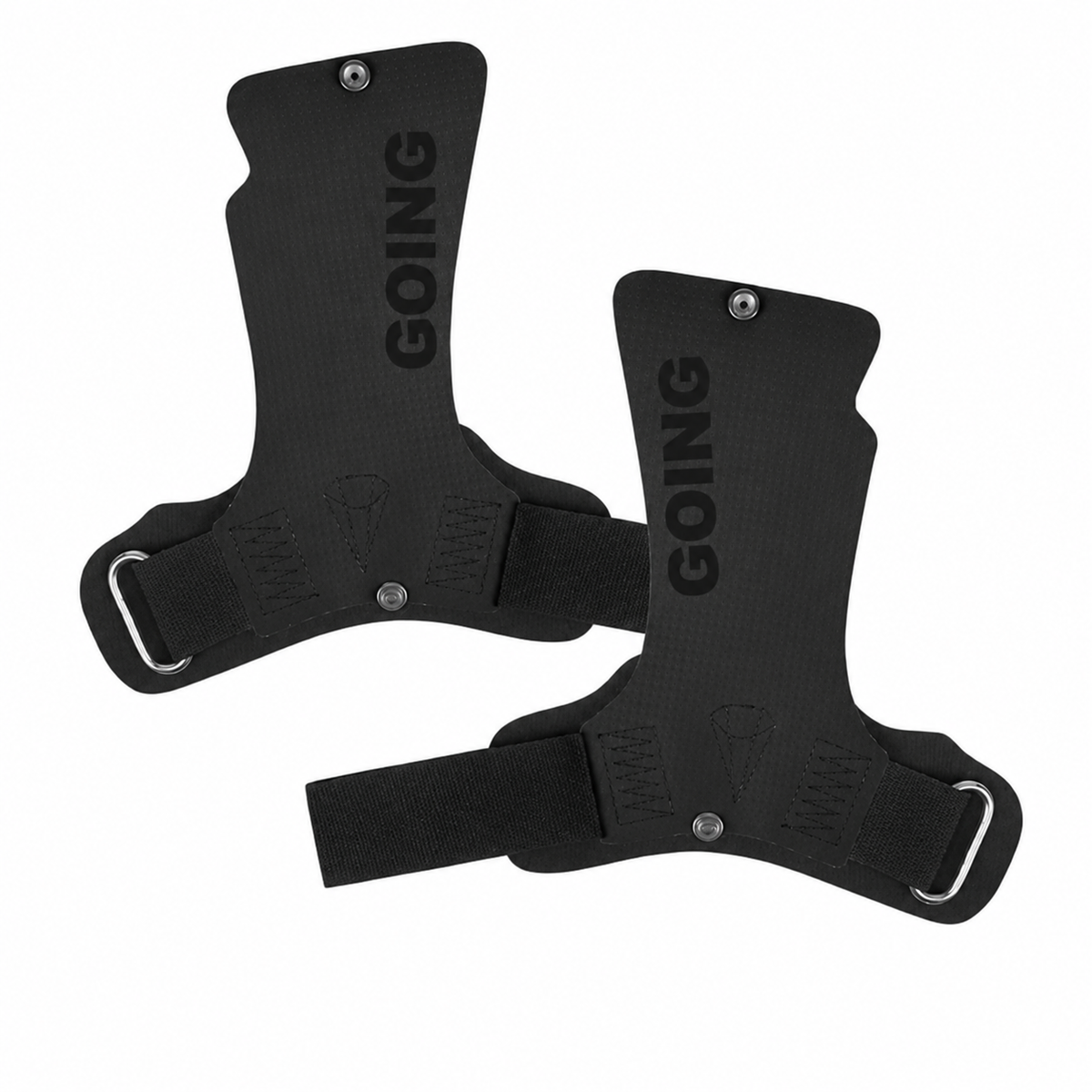 Custom textured-grip lifting grips, Style 1-1095 for private-label fitness brands