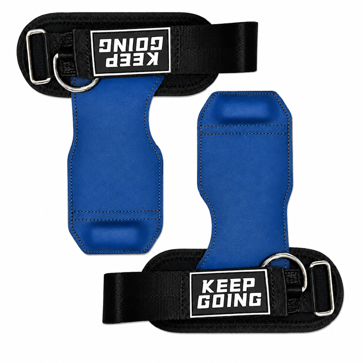 Custom textured-grip lifting grips, Style 1-03 for private-label fitness brands