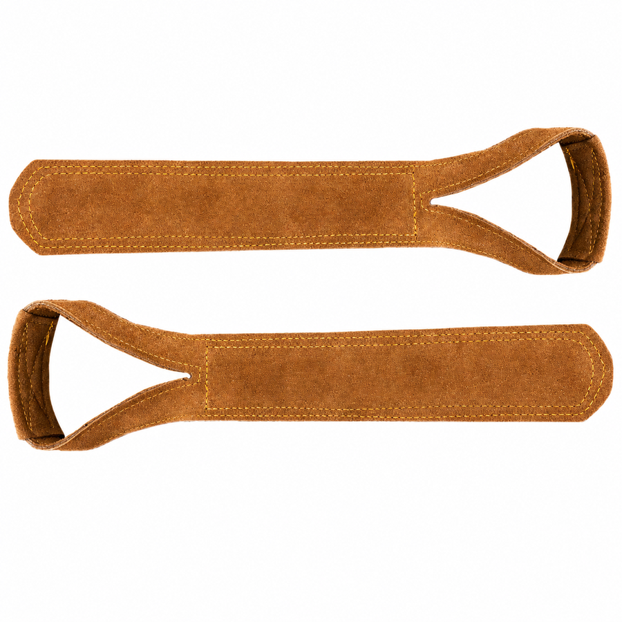 Custom leather-grip lifting grips, Style 1-14 for private-label fitness brands