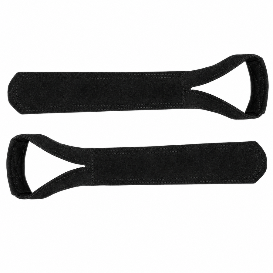 Custom leather-grip lifting grips, Style 1-14 for private-label fitness brands
