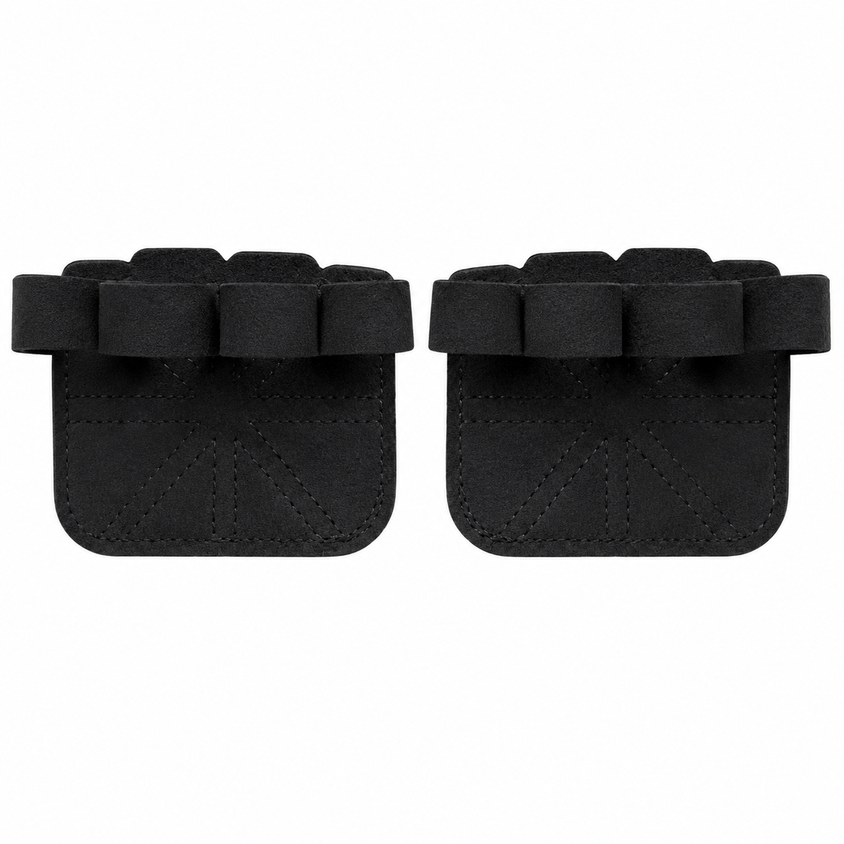 Custom leather-grip lifting grips, Style 1-15 for private-label fitness brands