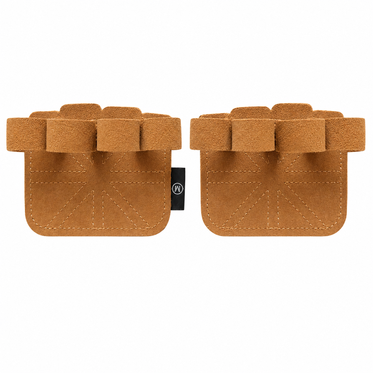 Custom leather-grip lifting grips, Style 1-15 for private-label fitness brands