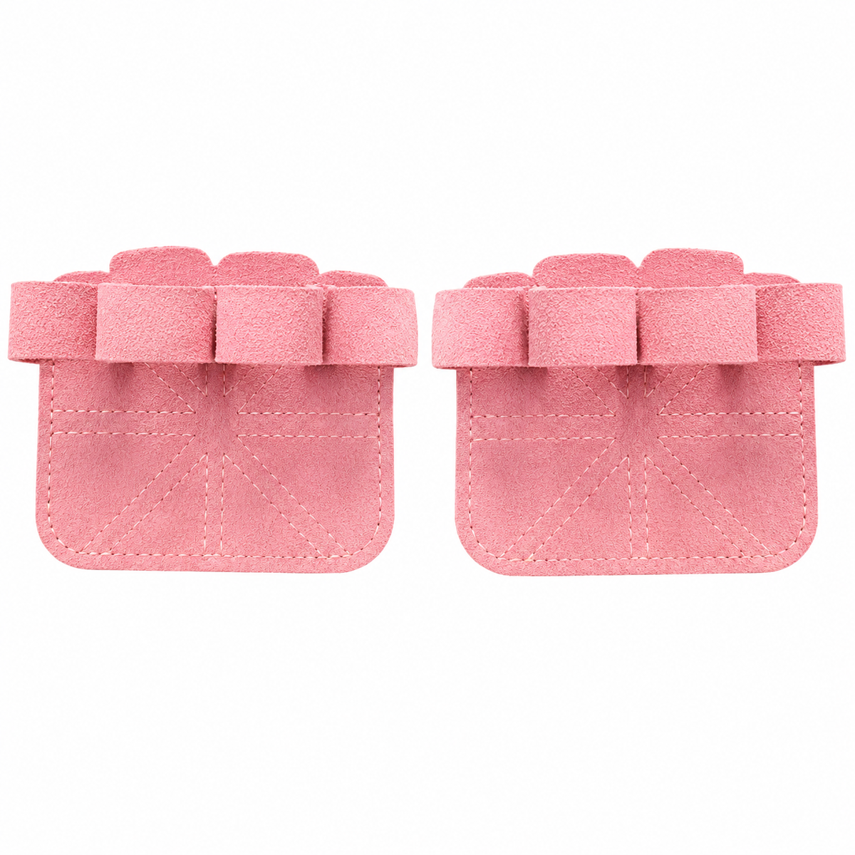 Custom leather-grip lifting grips, Style 1-15 for private-label fitness brands