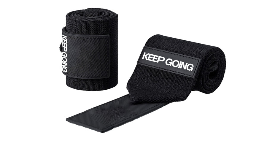 Custom elastic wrist wraps for private-label fitness brands