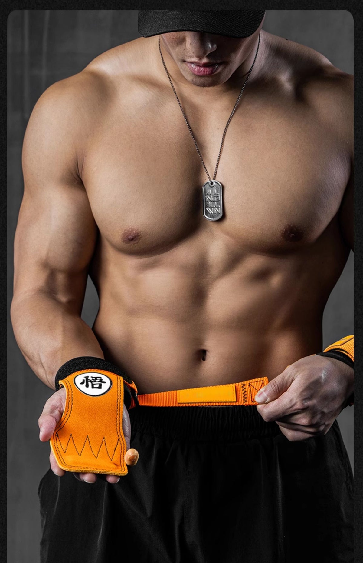 Custom wu-style gym gloves for private-label fitness brands